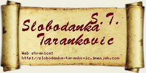 Slobodanka Taranković vizit kartica